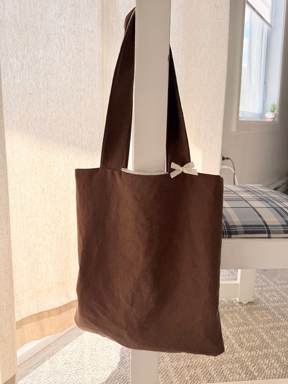 Brown tote bag 🍂